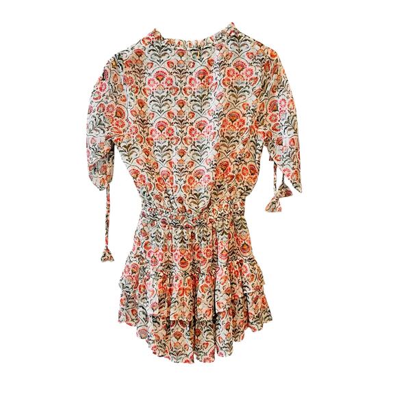 Misa Becca Somerset Floral Layered Ruffles Dress Size S Small - Picture 3 of 9